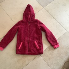 Mädchen Teddy Jacke Größe 158/164, rot, von Roxxy