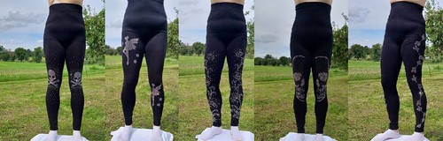 Leggings schwarz mit glitzer - leggings,