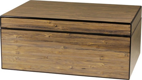 Humidor bambus dekor grau - dekor,