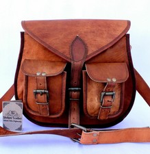 Vintage-Stil Damen Leder