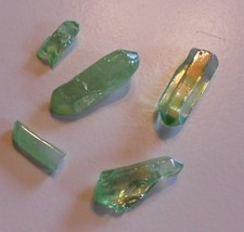 Lot Mineralien Zepter grün  ? (X628) Schau Mal ! Kiste dazu ?