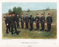 1900 Griffe kloppen Militär