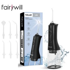 Fairywill Munddusche Elektrisch Wasser Flosser Kabellos Dental Oral Irrigator DE