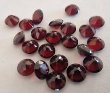 6,5 mm AAA-Quality Red Garnet faceted Round