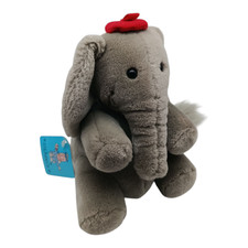 Stofftier Elefant mit roter