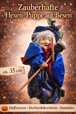 Zauberhafte Hexen-Puppe auf