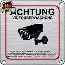 Videoüberwachungsschild