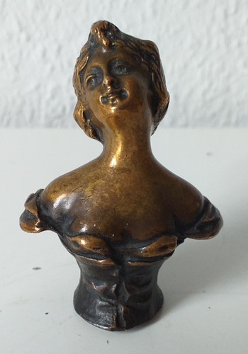 Bronze büste jugendstil - büste,