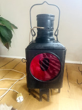 Original Eisenbahnlampe Elektrisch Deutsche Bundesbahn Signallampe 19 Zugschliuß