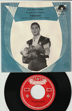 ♫ 7" 1959 Freddy Quinn UNTER FREMDEN STERNEN Polydor 23981 Dänemark DK PIC EX ♫