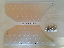 Alu Trittbleche Alu Fussboden 50ccm & 125ccm ZNEN für Roller Motorroller Retro