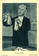Charlie Chaplin  +1977     1930er AK 10x14,5