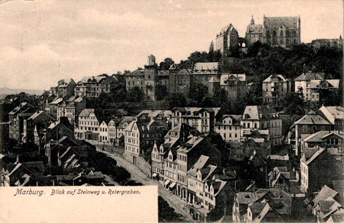 Gruss aus marburg lahn - ak,
