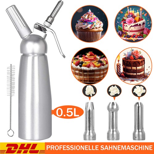 500ml sahnespender alu - 500ml,
