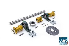 Fahrende Bierkiste Hinterachse 600 mm Edelstahl 20Z SET / Drift Trike