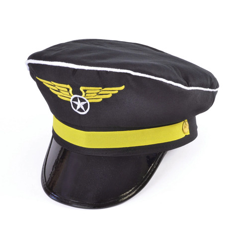 Rubies mens airline pilots cap - airline,