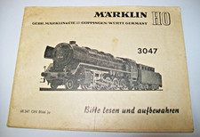 Märklin H0 3047 - Bedienungsanleitung Dampflok BR 44