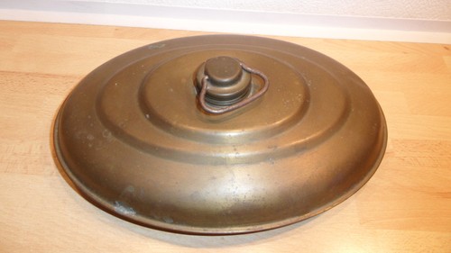 Alte messing wärmeflasche - messing,