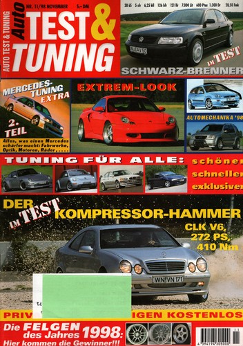 Zeitschrift auto test und - auto,