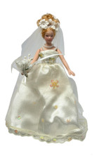 Puppenhaus Braut IN Ecru