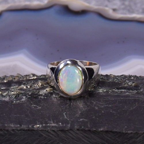 Edel opal ring 925er silber - edel,