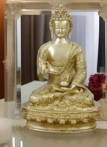 Messing buddha skulptur statue - messing,