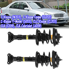 2x Stoßdämpfer Federbein komplett vorne für Mercedes C-Klasse W203 S203 CLK CDI