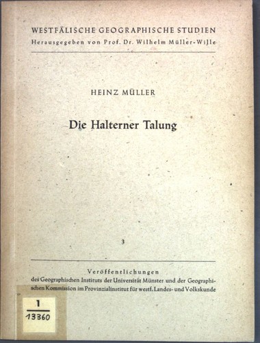 Die halterner talung - halterner,