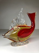 Vintage Murano Fisch Skulptur