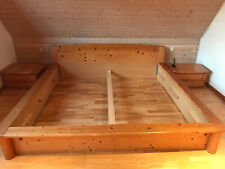 Vollholz-Doppelbett, Fichte, Reihe Svea Plus, 2 x 2 m