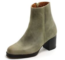 224 Stiefelette Plateau Tower Gothic London Leder Rockabilly Heels Buffalo 38