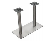 Edelstahl Doppel Tischgestell Untergestell Tischfuß Bistro Gastro Tisch Onpira®