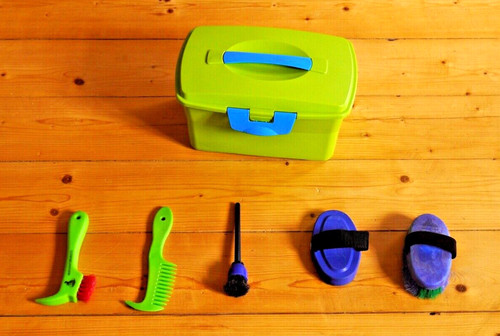 Putzbox grün mit inhalt - putzbox,