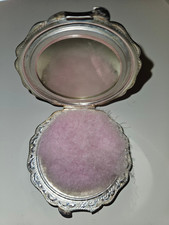 Antike Puderdose Silber -