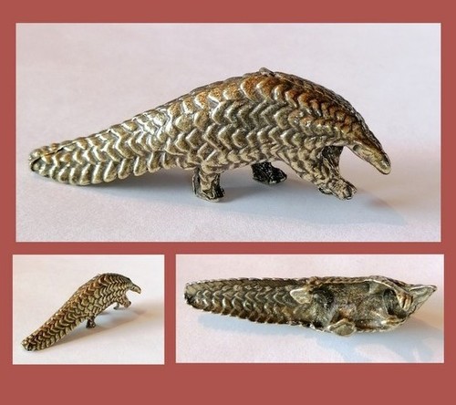 Messing schuppentier pangolin - messing,