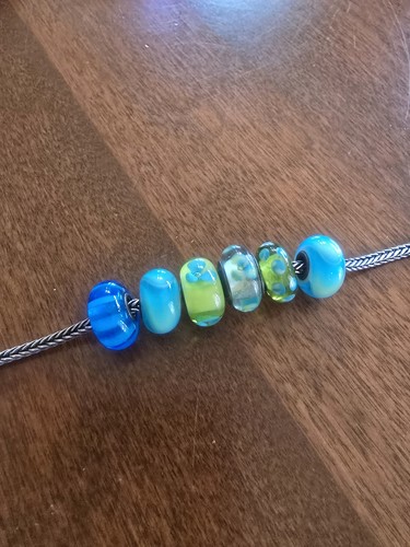 Troll beads blues aqua - troll,