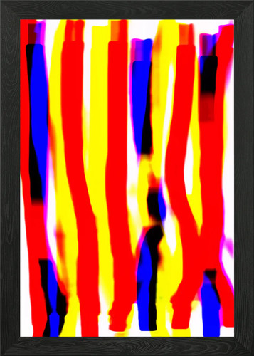 Pop art gerahmtes - gerahmtes, wandbild