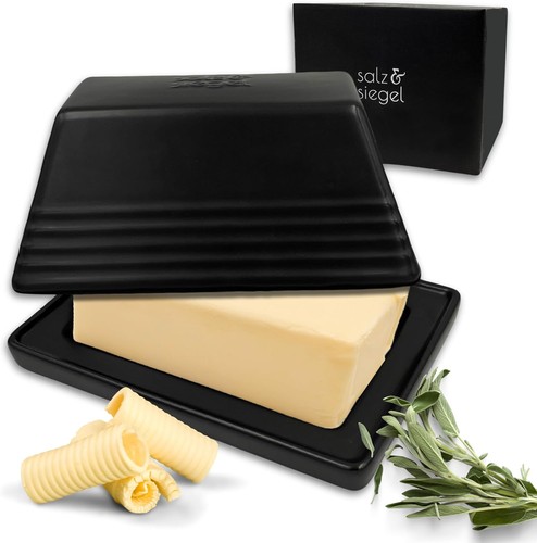 Salz siegel butterdose - &,