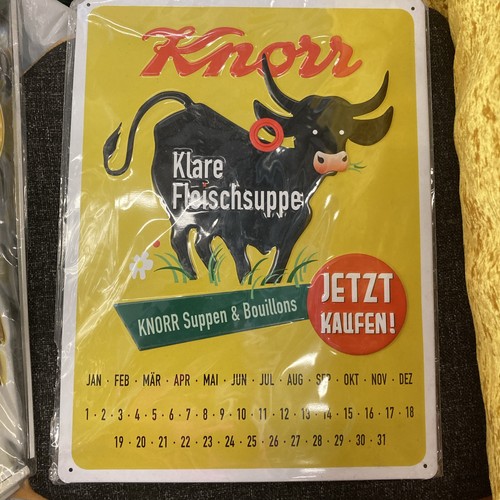 Blechschild knorr klare - blechschild,