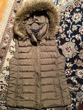 Tommy Hilfiger Jeans Weste 70% ige Daunenweste Kapuze m. Kunstfell