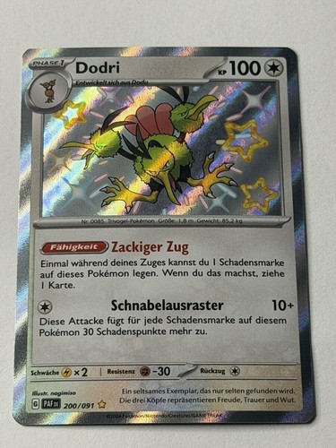 Pokémon dodri 200 091 paldeas - pokémon,
