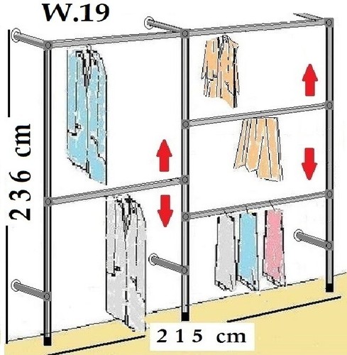 Kleiderständer wandregal - kleiderständer,