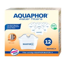 12x ORIGINAL AQUAPHOR Wasserfilter MAXFOR+H für hartes Wasser, EXTRA KALKSCHUTZ