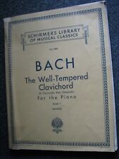 Klassik-Notenbuch-Piano-Klavier-UK-Bach-The Well Tempered Clavichord-Book 1