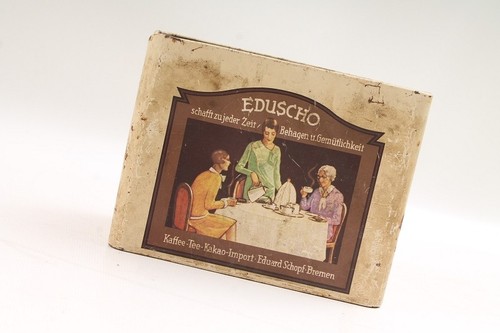 Alte blechdose eduscho - blechdose,