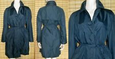 BLAUER REGENMANTEL - RAINCOAT - NYLON - VINTAGE - LILION - GR. S