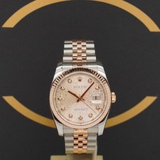 Rolex Datejust 36 Rosé Dia -