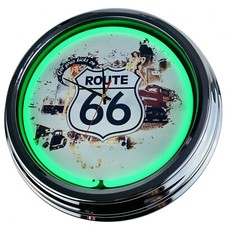 N-0422 Wanduhr Route 66