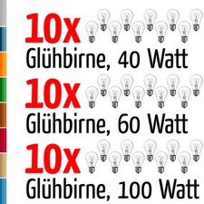 30x Glühbirnen Glühlampen