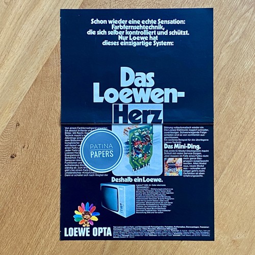 1972 loewe opta fernseher - loewe,